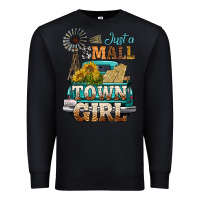 Black Just A Small Town Girl Windmill Premium Sweatshirt - BundleAndBundleShop