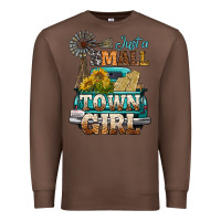 Chestnut Just A Small Town Girl Windmill Premium Sweatshirt - BundleAndBundleShop