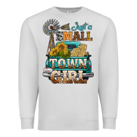 Dove Grey Just A Small Town Girl Windmill Premium Sweatshirt - BundleAndBundleShop