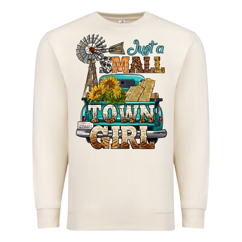 Just A Small Town Girl Windmill Premium Sweatshirt by BundleAndBundleShop | Teevron