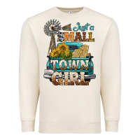 Sandshell Just A Small Town Girl Windmill Premium Sweatshirt - BundleAndBundleShop