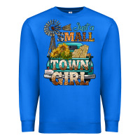 True Royal Just A Small Town Girl Windmill Premium Sweatshirt - BundleAndBundleShop