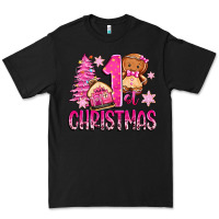 Black 1st christmas gingerbread girl Premium Tee - Zillion Design Studio