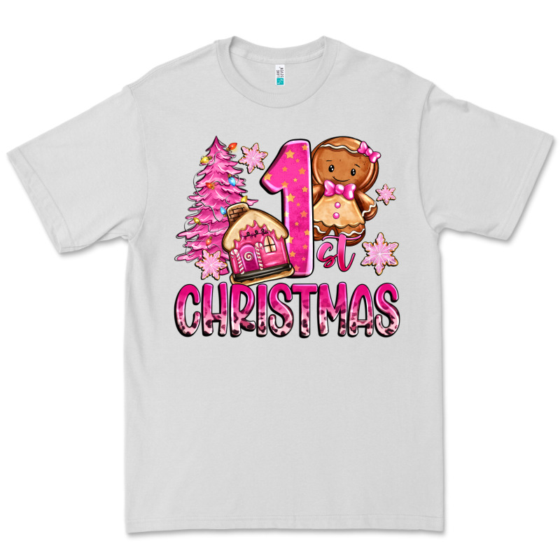 1st Christmas Gingerbread Girl Premium Tee by Zillion Design Studio | Teevron