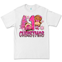 White 1st christmas gingerbread girl Premium Tee - Zillion Design Studio