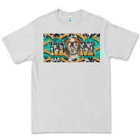 Dove Grey english bulldog mom  license plate template Premium Tee - BarkalooDesign