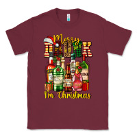 Burgundy merry drunk im christmas Classic Tee - AdoDesignShop