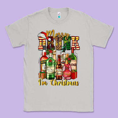 Merry Drunk Im Christmas Classic Tee Designed By Adodesignshop