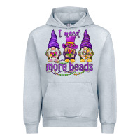 Heather Grey I need more beads with gnomies Urban Hoodie - HowdyJamesFarm