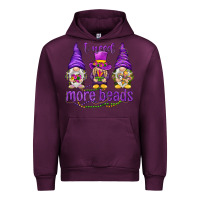 Mauve Wine I need more beads with gnomies Urban Hoodie - HowdyJamesFarm
