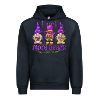 Navy I need more beads with gnomies Urban Hoodie - HowdyJamesFarm