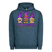 Pigment Midnight Navy I need more beads with gnomies Urban Hoodie - HowdyJamesFarm