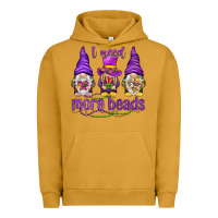 Pigment Peanut Butter I need more beads with gnomies Urban Hoodie - HowdyJamesFarm