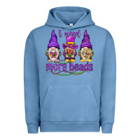 Pigment Pebble Blue I need more beads with gnomies Urban Hoodie - HowdyJamesFarm