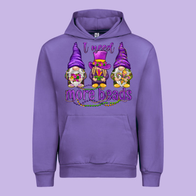 I Need More Beads With Gnomies Urban Hoodie Designed By Howdyjamesfarm