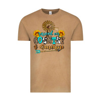 Vintage Camel raised on country and sunshine Vintage Tee - AdoDesignShop