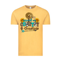 Vintage Mustard raised on country and sunshine Vintage Tee - AdoDesignShop