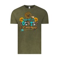 Vintage Olive raised on country and sunshine Vintage Tee - AdoDesignShop