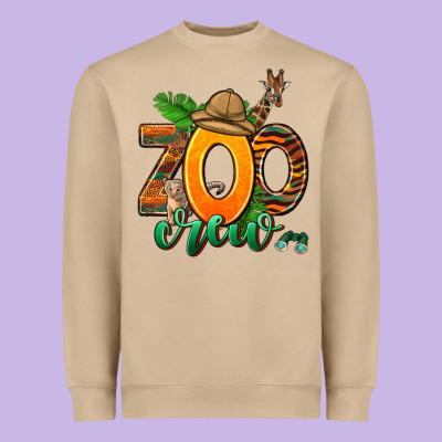 Zoo Crew Heavyweight Sweatshirt Designed By Adodesignshop