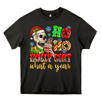Asphalt ho ho holy shit what a year Heavy Core Tee - MaliasSmallBusiness