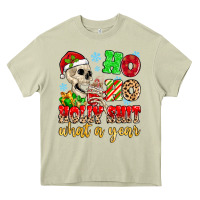 Mossy ho ho holy shit what a year Heavy Core Tee - MaliasSmallBusiness