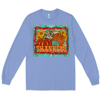 Colony Blue pumpkin sunflower tumbler Long Sleeve Tee - AdoDesignShop