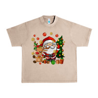 French Oak santa and reindeer Urban Heavy Tee - AdoDesignShop
