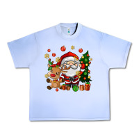 Grape Ice santa and reindeer Urban Heavy Tee - AdoDesignShop