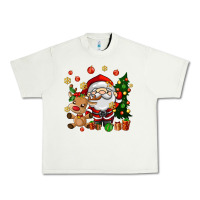 Pistachio santa and reindeer Urban Heavy Tee - AdoDesignShop