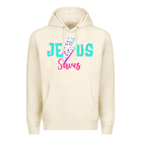 Tofu jesus saves Premium Hoodie - JahusDesignShop