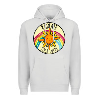 Dove Grey Radiate Positivity Premium Hoodie - Bettercallsaul