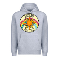 Heather Grey Radiate Positivity Premium Hoodie - Bettercallsaul