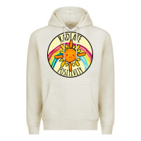 Oatmeal Heather Radiate Positivity Premium Hoodie - Bettercallsaul