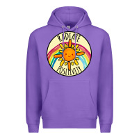 Purple Radiate Positivity Premium Hoodie - Bettercallsaul