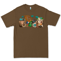 Cacao western coffee cups Premium Tee - texasbilliewilder