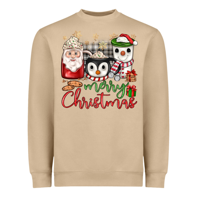 Merry Christmas Coffee Heavyweight Sweatshirt by JahusDesignShop | Teevron