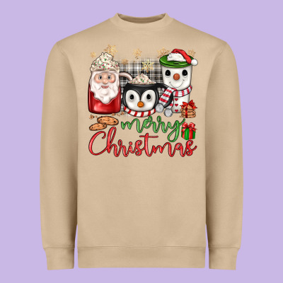 Merry Christmas Coffee Heavyweight Sweatshirt Designed By Jahusdesignshop