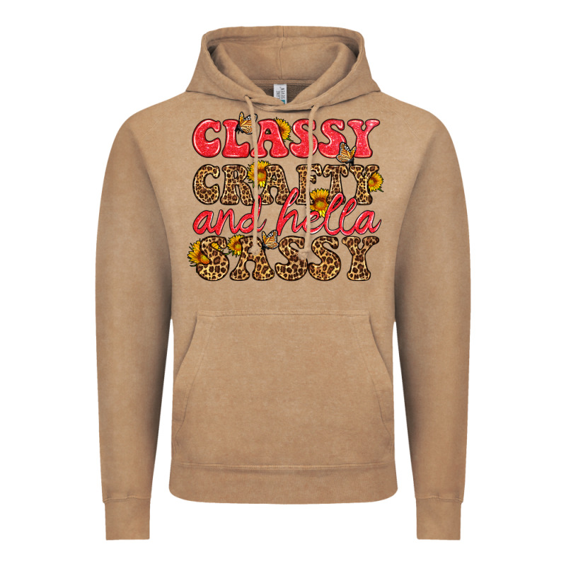 Classy Crafty And Hella Sassy Vintage Hoodie by HRA Design Shop | Teevron