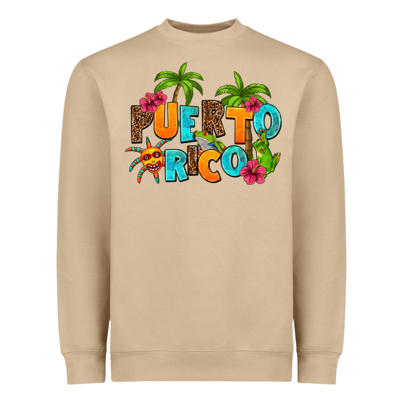 Puerto Rico Heavyweight Sweatshirt by AdoDesignShop | Teevron