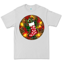 Dove Grey Santa Stocking Christmas Premium Tee - RanaPortraitStore