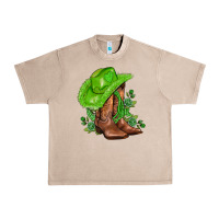 French Oak green  cowgirl and roses Urban Heavy Tee - AdoDesignShop