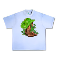 Grape Ice green  cowgirl and roses Urban Heavy Tee - AdoDesignShop