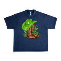 Navy green  cowgirl and roses Urban Heavy Tee - AdoDesignShop