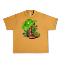 Peanut Butter green  cowgirl and roses Urban Heavy Tee - AdoDesignShop