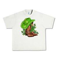 Pistachio green  cowgirl and roses Urban Heavy Tee - AdoDesignShop