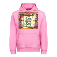 Fuchsia Pink same bitch different day Urban Hoodie - TumblerDesignByShophia