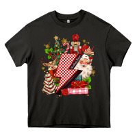 Asphalt christmas season lightning bolt Heavy Core Tee - MaliasSmallBusiness