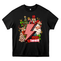 Black christmas season lightning bolt Heavy Core Tee - MaliasSmallBusiness