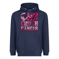 Navy crush cancer high heels bbs Heavyweight Hoodie - BundleAndBundleShop