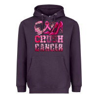 Plum crush cancer high heels bbs Heavyweight Hoodie - BundleAndBundleShop